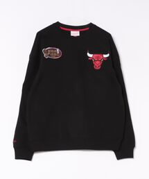 Mitchell&Ness（ミッチェル&ネス）の「【Mitchell&Ness/ミッチェルアンドネス】NBA TEAM FIRST SATIN FLEECE CREW/クルーネックスウェット/CELTICS BULLS LAKERS KNICKS SUNS（スウェット）」