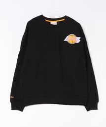 Mitchell&Ness（ミッチェル&ネス）の「【Mitchell&Ness/ミッチェルアンドネス】NBA TEAM FIRST SATIN FLEECE CREW/クルーネックスウェット/CELTICS BULLS LAKERS KNICKS SUNS（スウェット）」