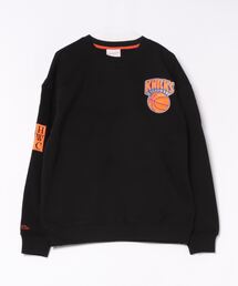 Mitchell&Ness（ミッチェル&ネス）の「【Mitchell&Ness/ミッチェルアンドネス】NBA TEAM FIRST SATIN FLEECE CREW/クルーネックスウェット/CELTICS BULLS LAKERS KNICKS SUNS（スウェット）」