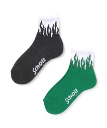 schott（ショット）の「【直営限定】Schott/ショット/FLAME SOCKS④/フレイム ソックス④（ソックス/靴下）」