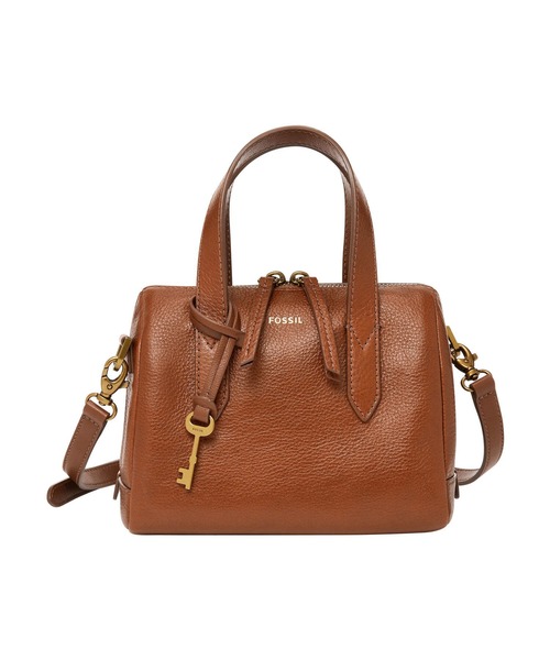 FOSSIL(フォッシル)の「フォッシル サッチェルバッグ レディース レザー ブラウン スマホ収納可 SHB3117210(ショルダーバッグ・レディース・ブラウン・FREE)」の10枚目の写真