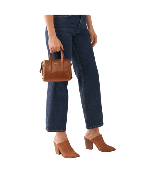 FOSSIL(フォッシル)の「フォッシル サッチェルバッグ レディース レザー ブラウン スマホ収納可 SHB3117210(ショルダーバッグ・レディース・ブラウン・FREE)」の11枚目の写真