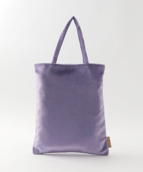 Steven Alan（スティーブンアラン）の「＜Steven Alan＞VELOUR TOTE BAG/トートバッグ（トートバッグ・レディース・ライム/ライラック/ベージュ・FREE）」の3枚目の写真
