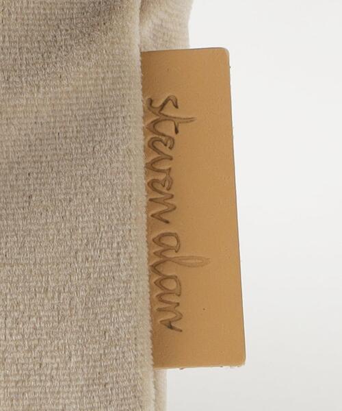 Steven Alan（スティーブンアラン）の「＜Steven Alan＞VELOUR TOTE BAG/トートバッグ（トートバッグ・レディース・ライム/ライラック/ベージュ・FREE）」の10枚目の写真