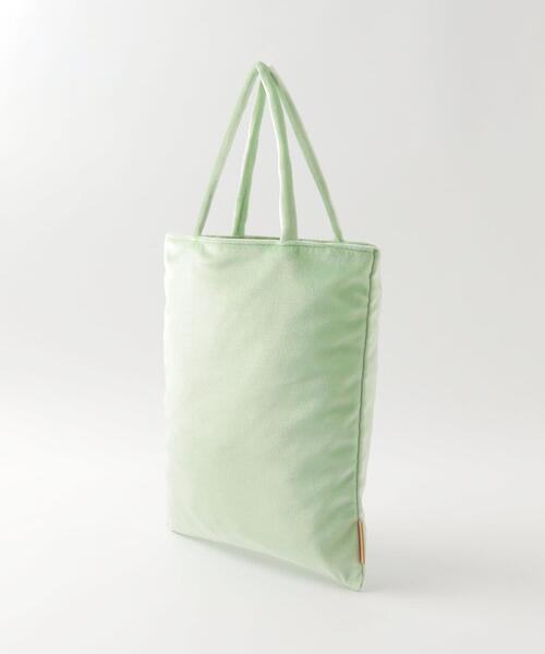 Steven Alan（スティーブンアラン）の「＜Steven Alan＞VELOUR TOTE BAG/トートバッグ（トートバッグ・レディース・ライム/ライラック/ベージュ・FREE）」の12枚目の写真