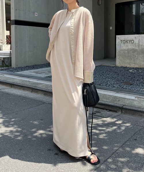 CAPRICIEUX LE'MAGE(カプリシューレマージュ)の「メッシュシャツ(シャツ/ブラウス・レディース・ホワイト/ブラック/ベージュ・FREE)」の8枚目の写真