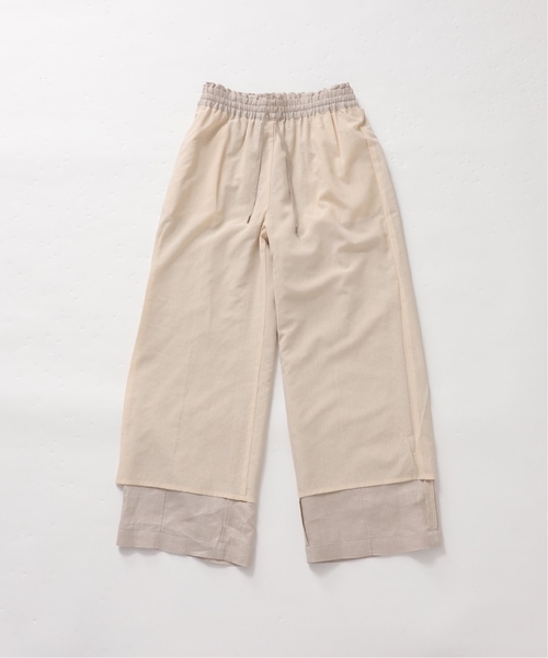 JOURNAL STANDARD（ジャーナルスタンダード）の「《追加2》リネンイージースラックスパンツ（その他パンツ・レディース・ピンク/グリーン/アイボリー・40/38/36）」の18枚目の写真