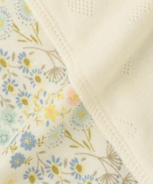 petit main（プティマイン）の「【オーガニック】コンビ肌着（肌着・キッズ・ライトグリーン/アイボリー/ブルーグレー/ライトピンク・50-70cm）」の17枚目の写真