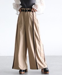 PAGEBOY | サイドラインワイドスラックス(スラックス)