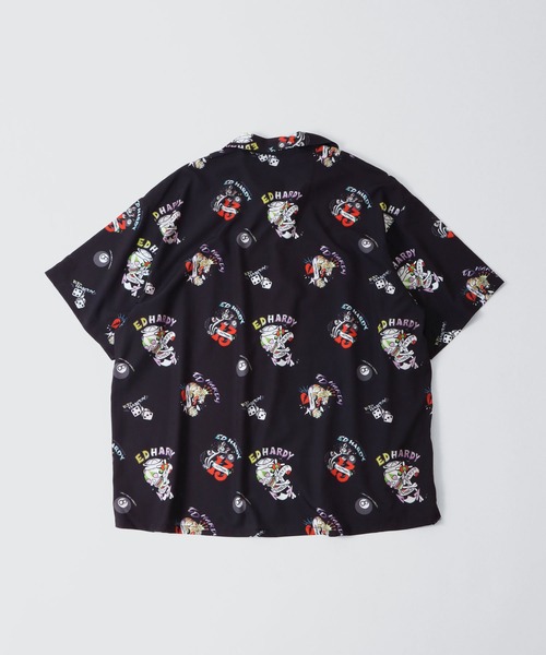 セール】ED HARDY 総柄半袖シャツ（シャツ/ブラウス）｜Ed Hardy