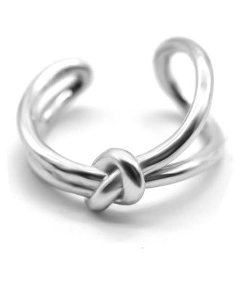 LHME(エルエイチエムイー)の「LHME ノットリング/サージカルステンレス316L(金属アレルギー対応)(リング・レディース・ゴールド/シルバー・9号/11号/13号/15号)」の3枚目の写真