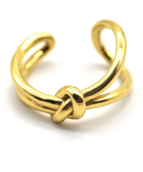 LHME(エルエイチエムイー)の「LHME ノットリング/サージカルステンレス316L(金属アレルギー対応)(リング・レディース・ゴールド/シルバー・9号/11号/13号/15号)」の6枚目の写真