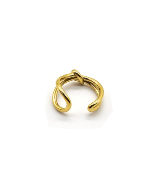 LHME(エルエイチエムイー)の「LHME ノットリング/サージカルステンレス316L(金属アレルギー対応)(リング・レディース・ゴールド/シルバー・9号/11号/13号/15号)」の8枚目の写真