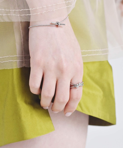 LHME(エルエイチエムイー)の「LHME ノットリング/サージカルステンレス316L(金属アレルギー対応)(リング・レディース・ゴールド/シルバー・9号/11号/13号/15号)」の13枚目の写真