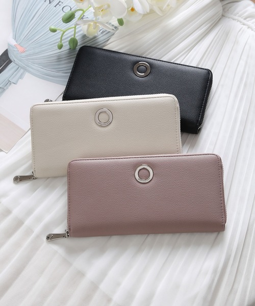 マーキュリーデュオ　長財布　ピンク MERCURYDUO マーキュリーデュオ 長財布 ラウンドファスナー