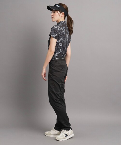 adabat（アダバット）の「◆【UVカット/吸水速乾】フラワーデザイン 半袖ポロシャツ（ポロシャツ・レディース・ブラック系/ピンク系・38/40/42）」の16枚目の写真