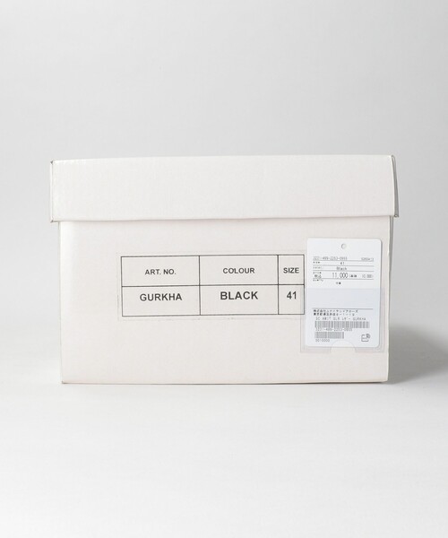 green label relaxing（グリーンレーベルリラクシング）の「【別注】＜AMIT LEATHER COMPANY＞GLR レザー グルカ サンダル（サンダル・メンズ・ブラック・40/41/42）」の12枚目の写真