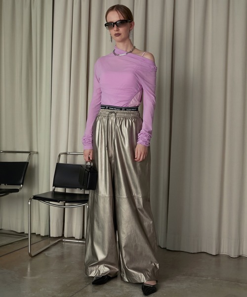 PRANK PROJECT（プランクプロジェクト）の「ロゴバンドショーツ / Logo Band Shorts（ショーツ・レディース・ホワイト/ピンク/グレー/ブラック・S/M）」の10枚目の写真