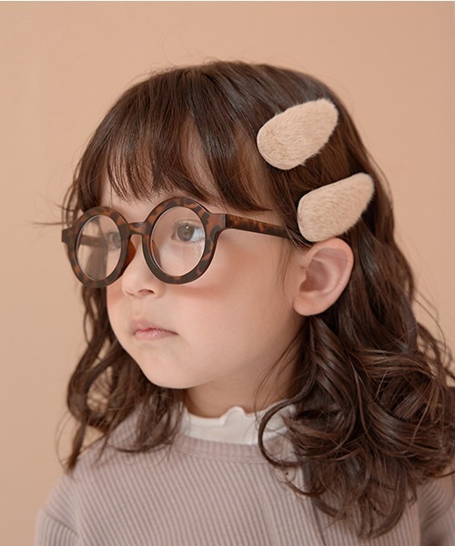 Lycee mine(リセマイン)の「ふわふわヘアクリップ2Pセット(その他ヘアアクセサリー・キッズ・ベージュ/ピンク/ミント/アイボリー・フリー)」の5枚目の写真