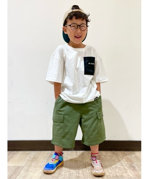 CAMP7(キャンプセブン)の「CAMP7(キャンプ7)【水陸両用】ポケットTシャツ(Tシャツ/カットソー・キッズ・ホワイト/パープル・120/105/130/150/140/160)」の16枚目の写真
