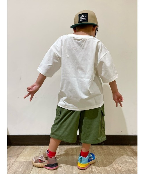 CAMP7(キャンプセブン)の「CAMP7(キャンプ7)【水陸両用】ポケットTシャツ(Tシャツ/カットソー・キッズ・ホワイト/パープル・120/105/130/150/140/160)」の18枚目の写真