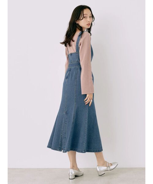 earth music&ecology（アースミュージックアンドエコロジー）の「2WAYネックリブプルオーバー（Tシャツ/カットソー・レディース・オフホワイト/ブラック/ピンクベージュ/カーキ・S/M）」の19枚目の写真