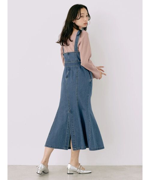 earth music&ecology（アースミュージックアンドエコロジー）の「2WAYネックリブプルオーバー（Tシャツ/カットソー・レディース・オフホワイト/ブラック/ピンクベージュ/カーキ・S/M）」の20枚目の写真