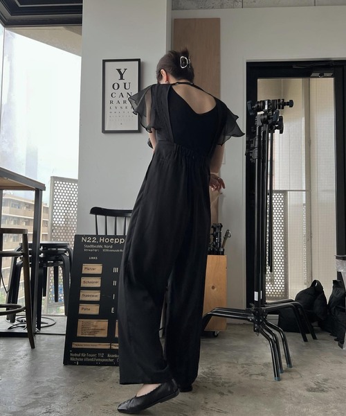 WILLFULLY（ウィルフリー）の「frill organdy back open all-in