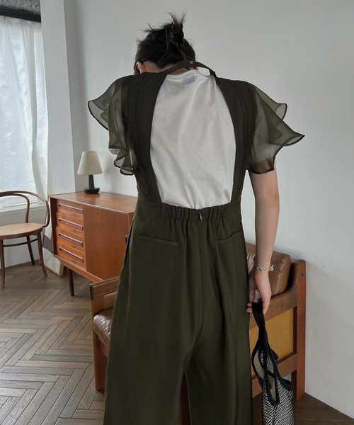 WILLFULLY（ウィルフリー）の「frill organdy back open all-in