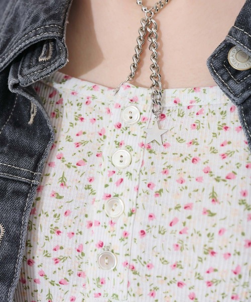 TINA：JOJUN（ティーナジョジュン）の「ヘンリーネック キャミソール TINA：JOJUN（キャミソール・レディース・アイボリー/クリーム・M）」の7枚目の写真