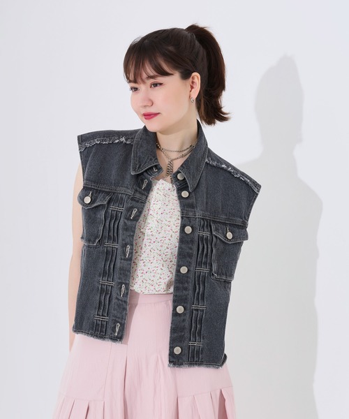 TINA：JOJUN（ティーナジョジュン）の「ヘンリーネック キャミソール TINA：JOJUN（キャミソール・レディース・アイボリー/クリーム・M）」の10枚目の写真