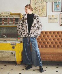 mmts | mmts / ラメスリット ベロアパンツ(その他パンツ)