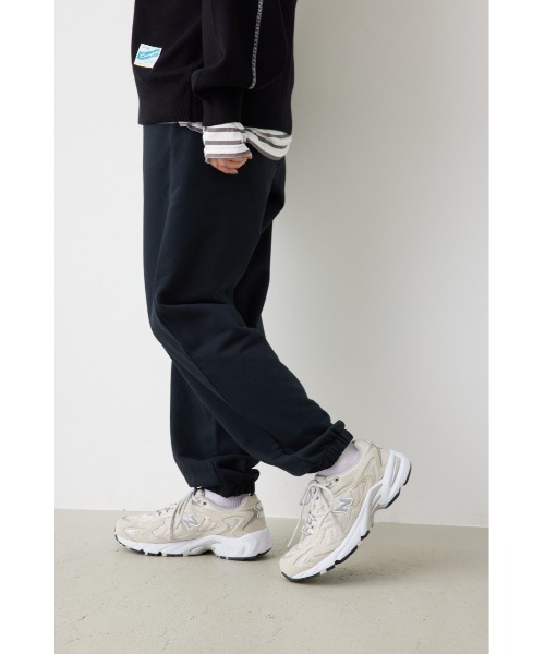 RODEO CROWNS WIDE BOWL（ロデオクラウンズワイドボウル）の「SHARE HEAVY WEIGHT スウェットパンツ（スウェットパンツ・レディース・マスタード/ブルー/ライトグレー/ブラック・MEDIUM/LARGE）」の17枚目の写真