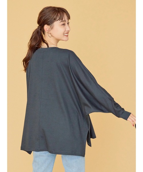 AMERICAN HOLIC（アメリカンホリック）の「ドルマンカットプルオーバー（Tシャツ/カットソー・レディース・オフホワイト/カーキ/ダークネイビー/マルチ・L/M）」の8枚目の写真