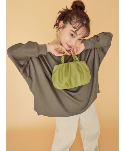 AMERICAN HOLIC（アメリカンホリック）の「ドルマンカットプルオーバー（Tシャツ/カットソー・レディース・オフホワイト/カーキ/ダークネイビー/マルチ・L/M）」の17枚目の写真