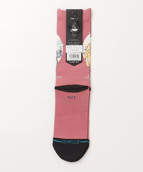 STANCE(スタンス)の「STANCE/スタンス ソックス QUEEN(クイーン)コラボモデル RACES A555C23RAC(ソックス/靴下・メンズ・ピンク・L/M)」の4枚目の写真