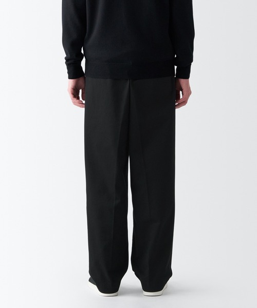 無印良品(ムジルシリョウヒン)の「チノタックワイドパンツ(チノパンツ・メンズ・キナリ/ブラック/ダークブラウン/ライトベージュ・70/73/88/85/76/79/82)」の15枚目の写真