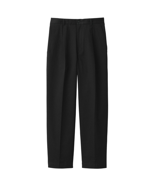 無印良品(ムジルシリョウヒン)の「チノタックワイドパンツ(チノパンツ・メンズ・キナリ/ブラック/ダークブラウン/ライトベージュ・70/73/88/85/76/79/82)」の19枚目の写真