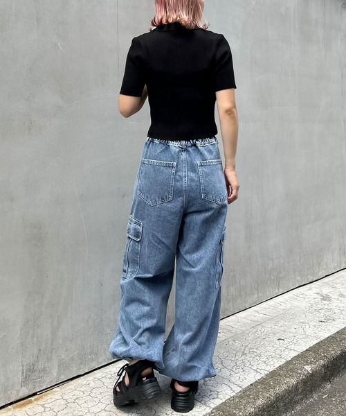 INGNI(イング)の「デニムカーゴパンツ(カーゴパンツ・レディース・ブルー系2/ブラック系その他3・FREE)」の16枚目の写真