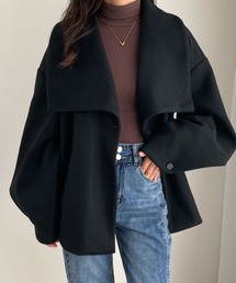 ECLIN | オーバーサイズミドル丈ビックカラーコート(その他アウター)