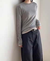 CANAL JEAN | El mar(エルマール) シアーロングTシャツ(Tシャツ/カットソー)