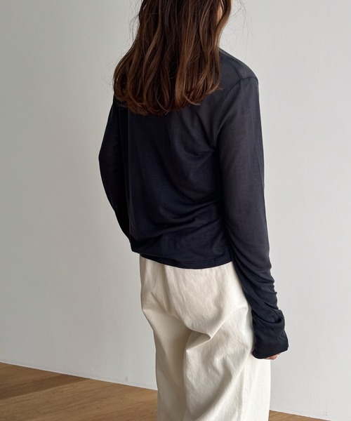 CANAL JEAN（キャナルジーン）の「El mar シアーロングTシャツ