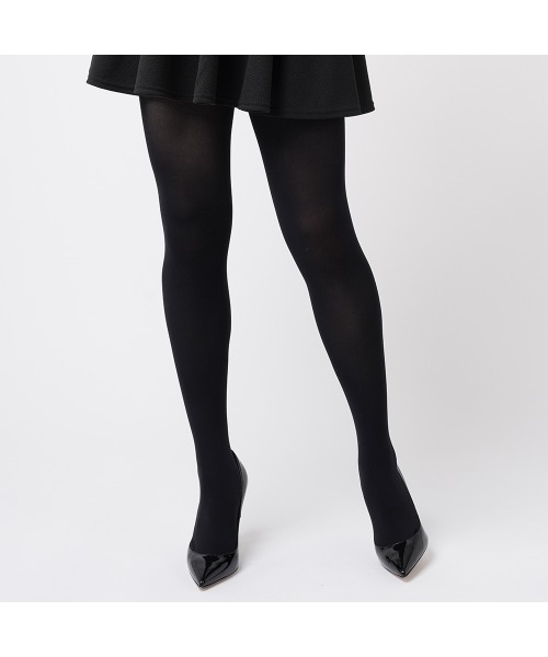 SABRINA（サブリナ）の「SABRINA/サブリナ つつみ込む暖かさ 110デニールタイツ 2足組（タイツ/ストッキング・レディース・ブラック・M～Ｌ/L～LL）」の3枚目の写真