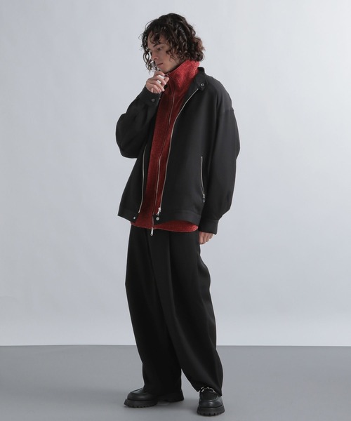 HARE（ハレ）の「スソバルーンワイドパンツ(HARE)（スラックス・メンズ・ブラック/グレー/レッド・FREE）」の4枚目の写真