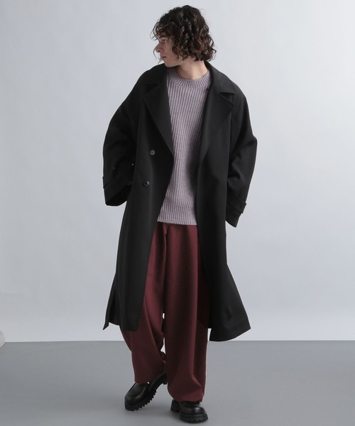 HARE（ハレ）の「スソバルーンワイドパンツ(HARE)（スラックス・メンズ・ブラック/グレー/レッド・FREE）」の8枚目の写真