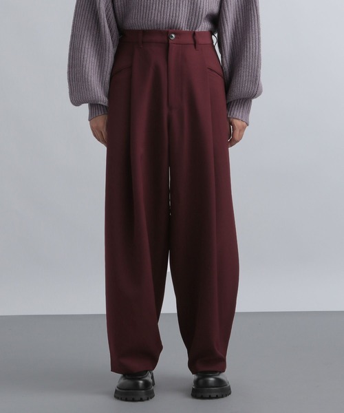 HARE（ハレ）の「スソバルーンワイドパンツ(HARE)（スラックス・メンズ・ブラック/グレー/レッド・FREE）」の10枚目の写真