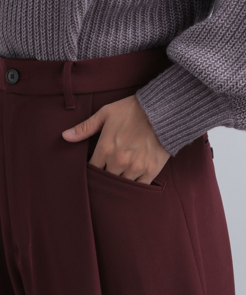 HARE（ハレ）の「スソバルーンワイドパンツ(HARE)（スラックス・メンズ・ブラック/グレー/レッド・FREE）」の14枚目の写真