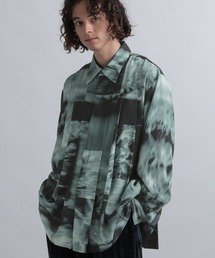 HARE（ハレ）の「SEAガラアートプリーツシャツ(HARE)（シャツ/ブラウス