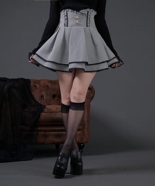 定価¥43,000 新品 ♡ 未使用品 Le poete スカート　L セール】コルセットボリュームスカート（スカート）｜Pal elfy（パル