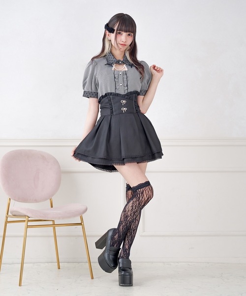 コルセットボリュームスカート（スカート）｜Pal elfy（パルエルフィー